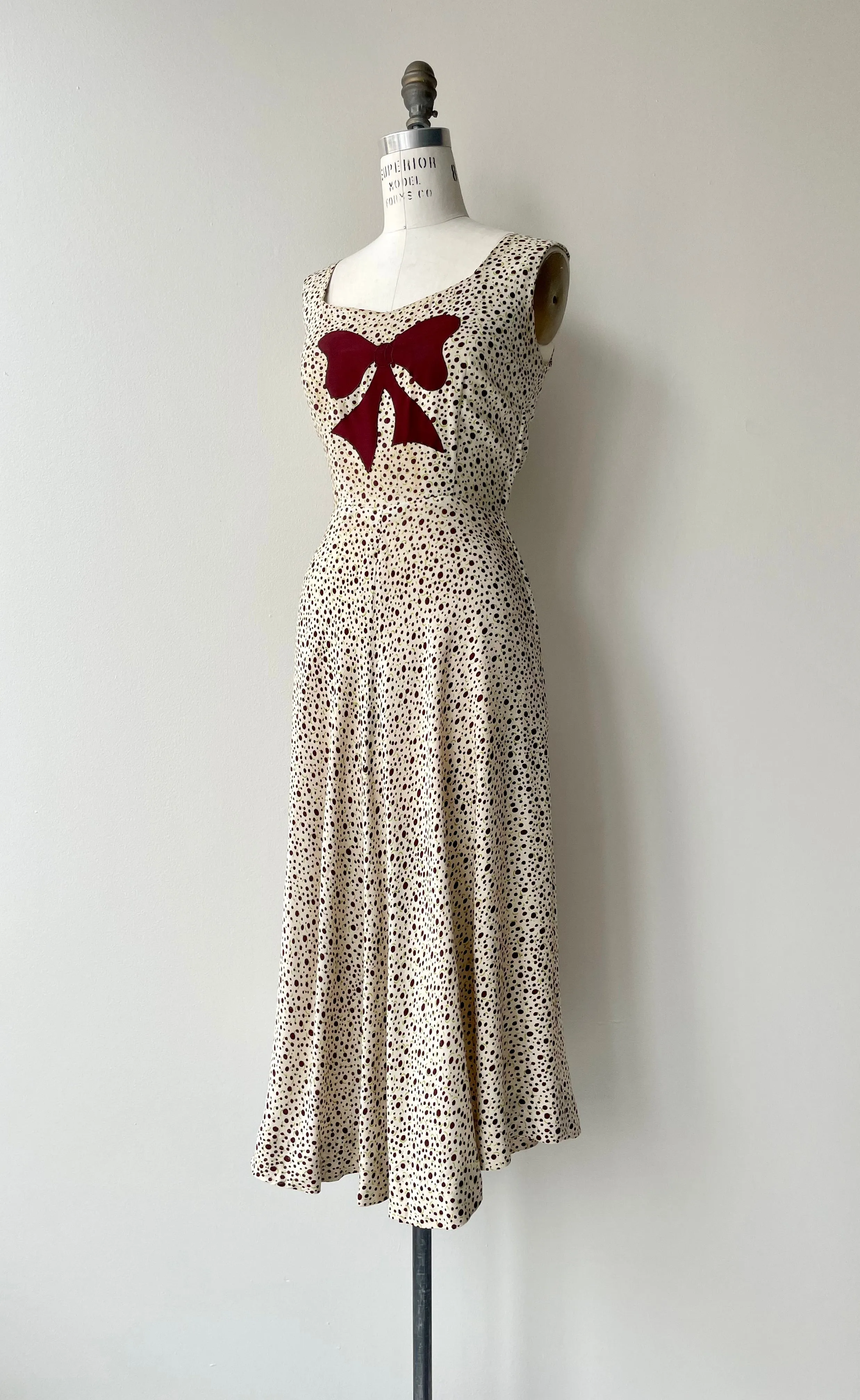 1930s Junia Linen Dress