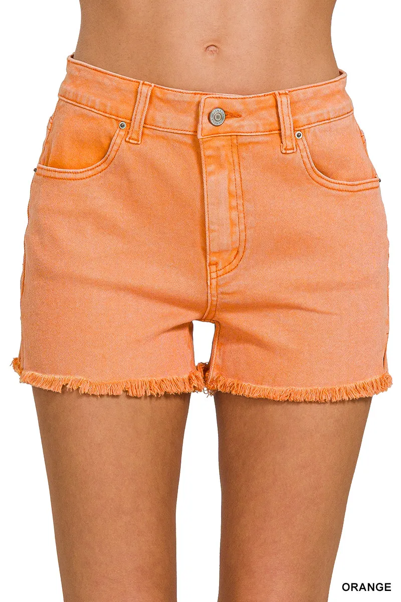 Acid Washed Shorts