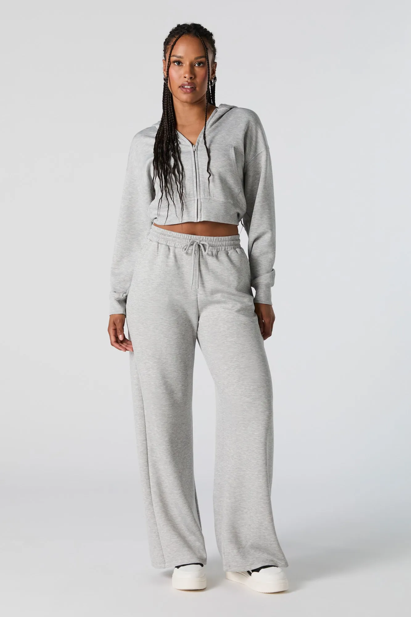 Active Wide Leg Fleece Sweatpant