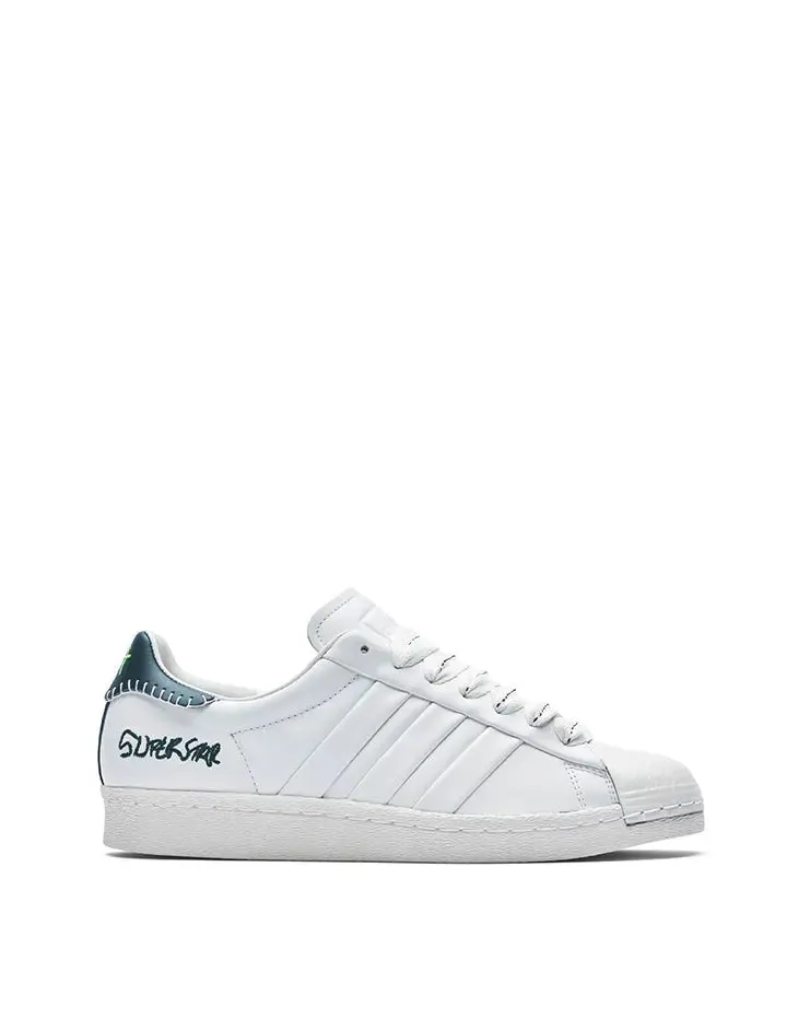 Adidas Originals Jonah Hill Superstar Trainer C White / Greennit / O White