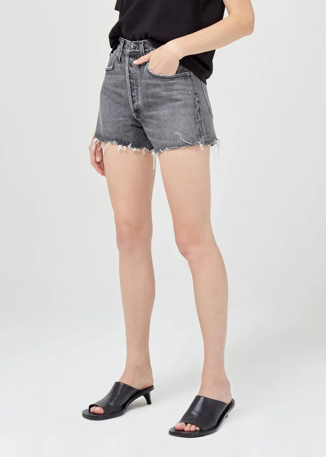 AGOLDE DEE SUPER HIGH RISE CUTOFF SHORT