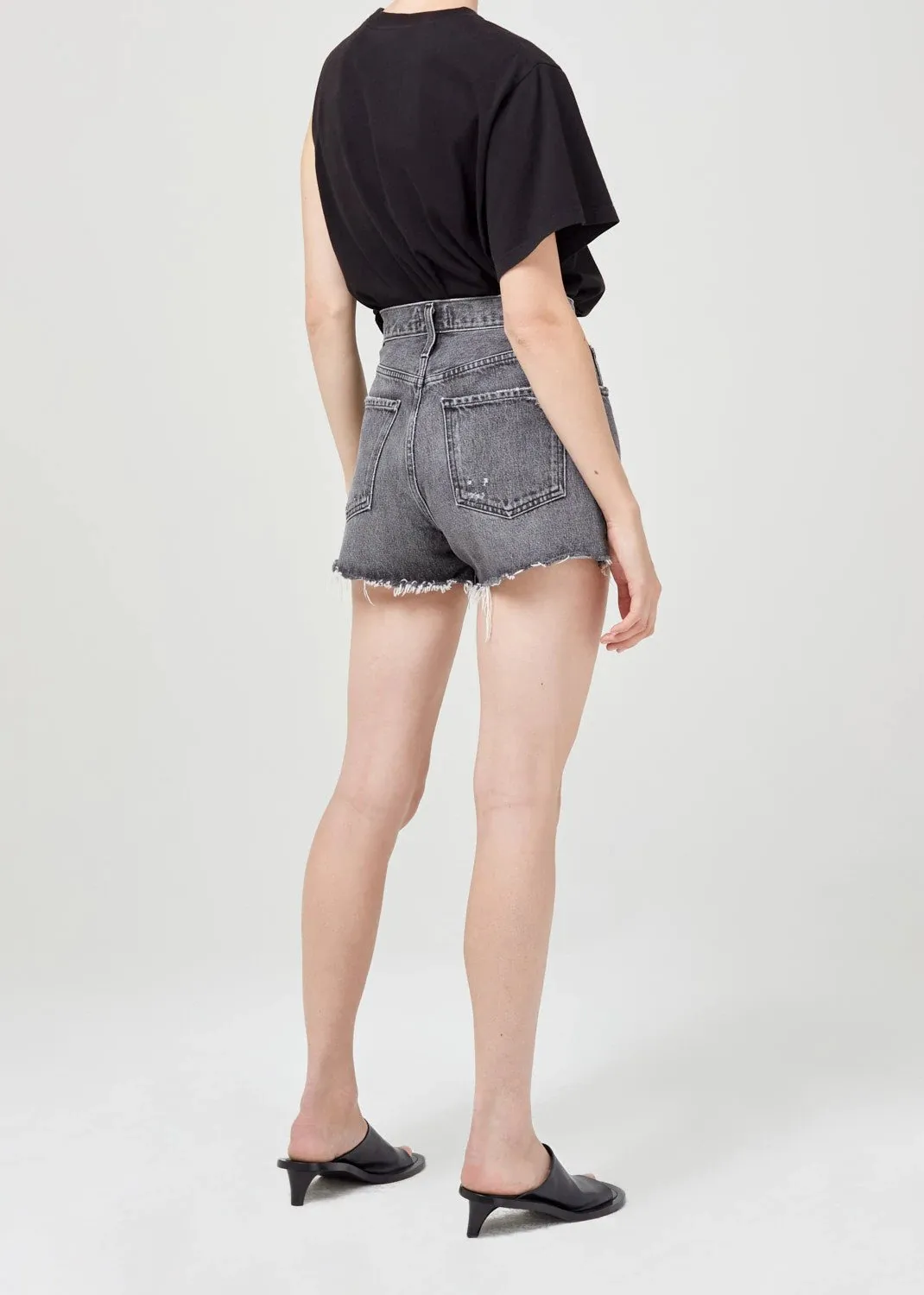 AGOLDE DEE SUPER HIGH RISE CUTOFF SHORT