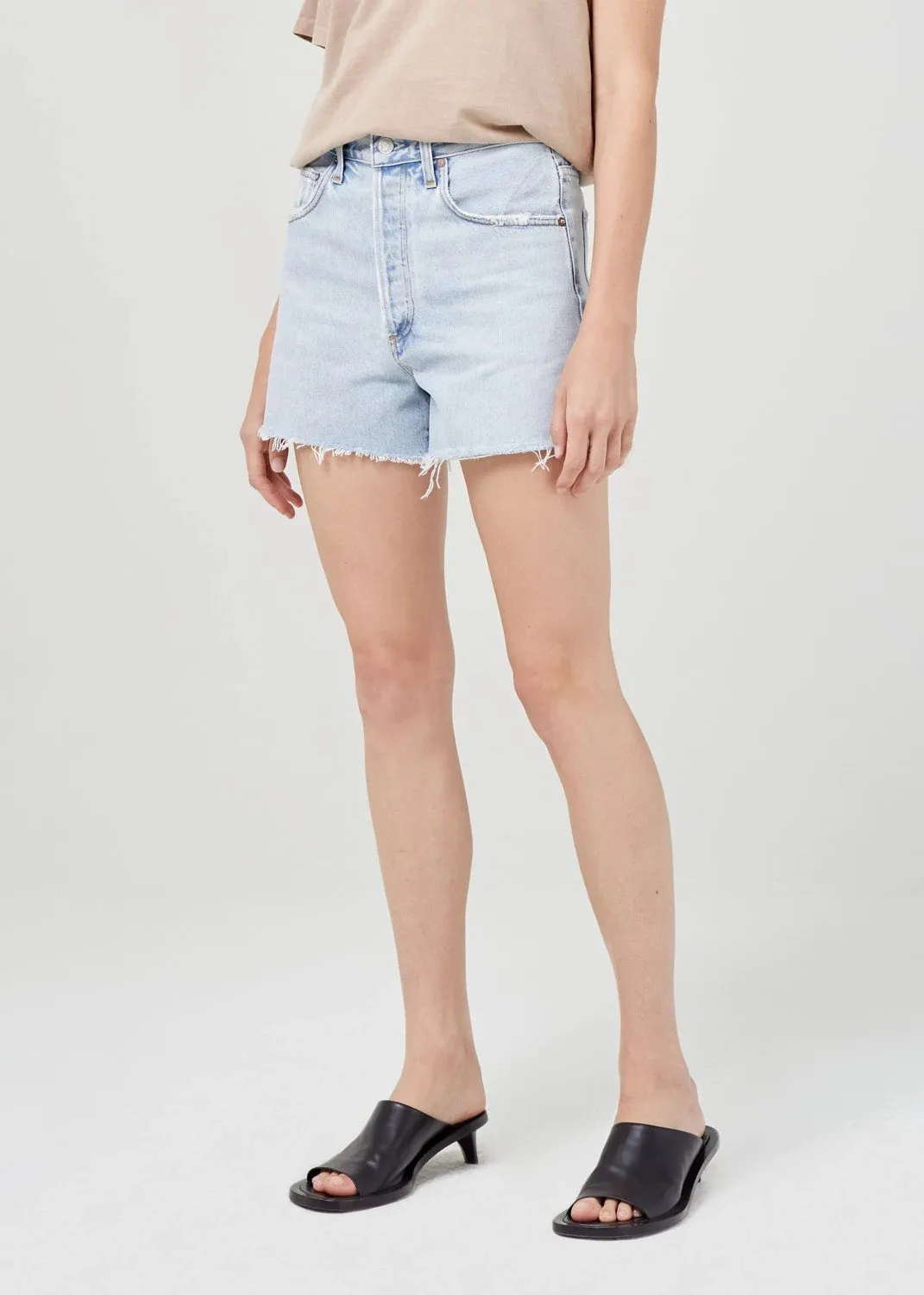 AGOLDE DEE SUPER HIGH RISE CUTOFF SHORT