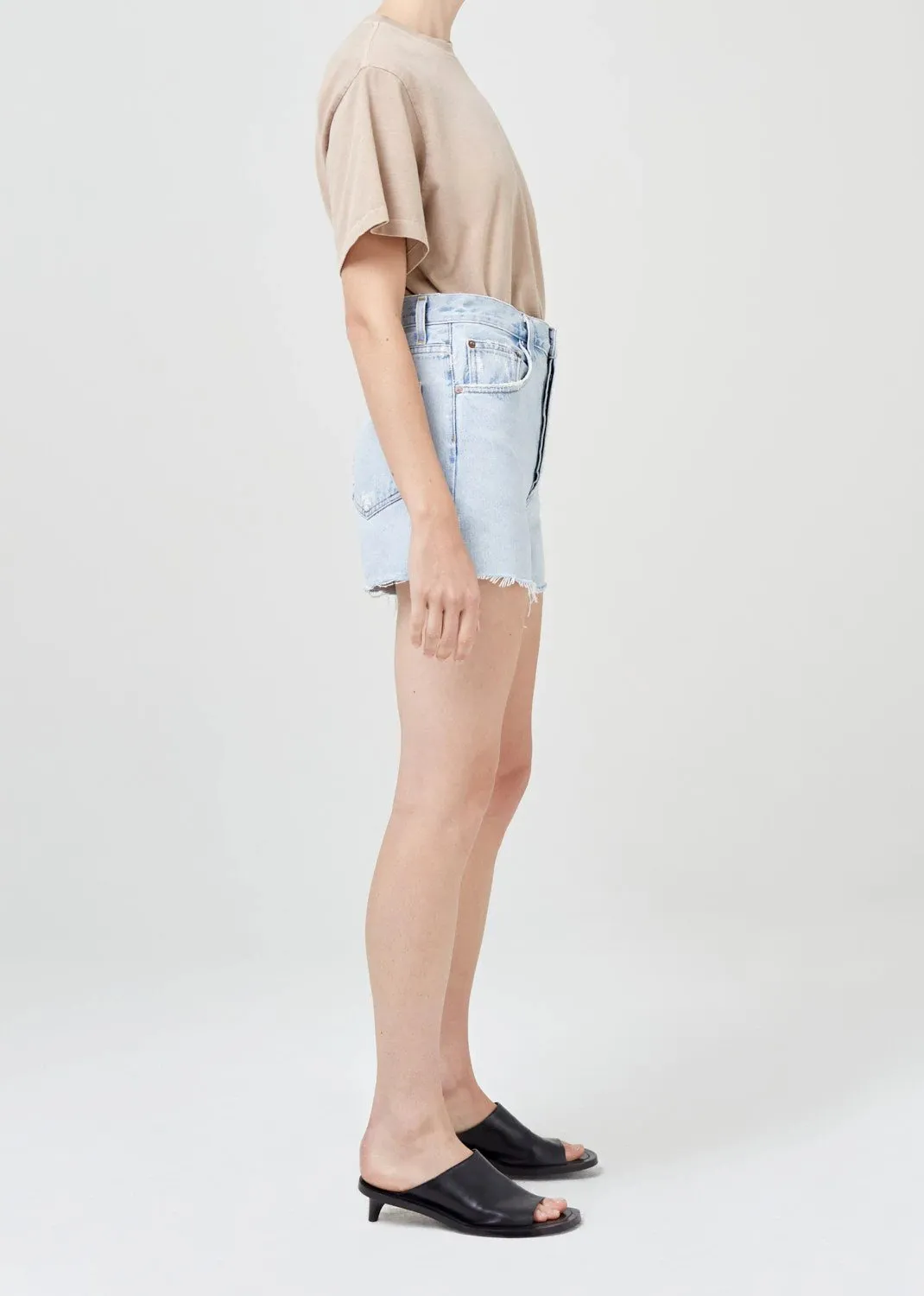 AGOLDE DEE SUPER HIGH RISE CUTOFF SHORT