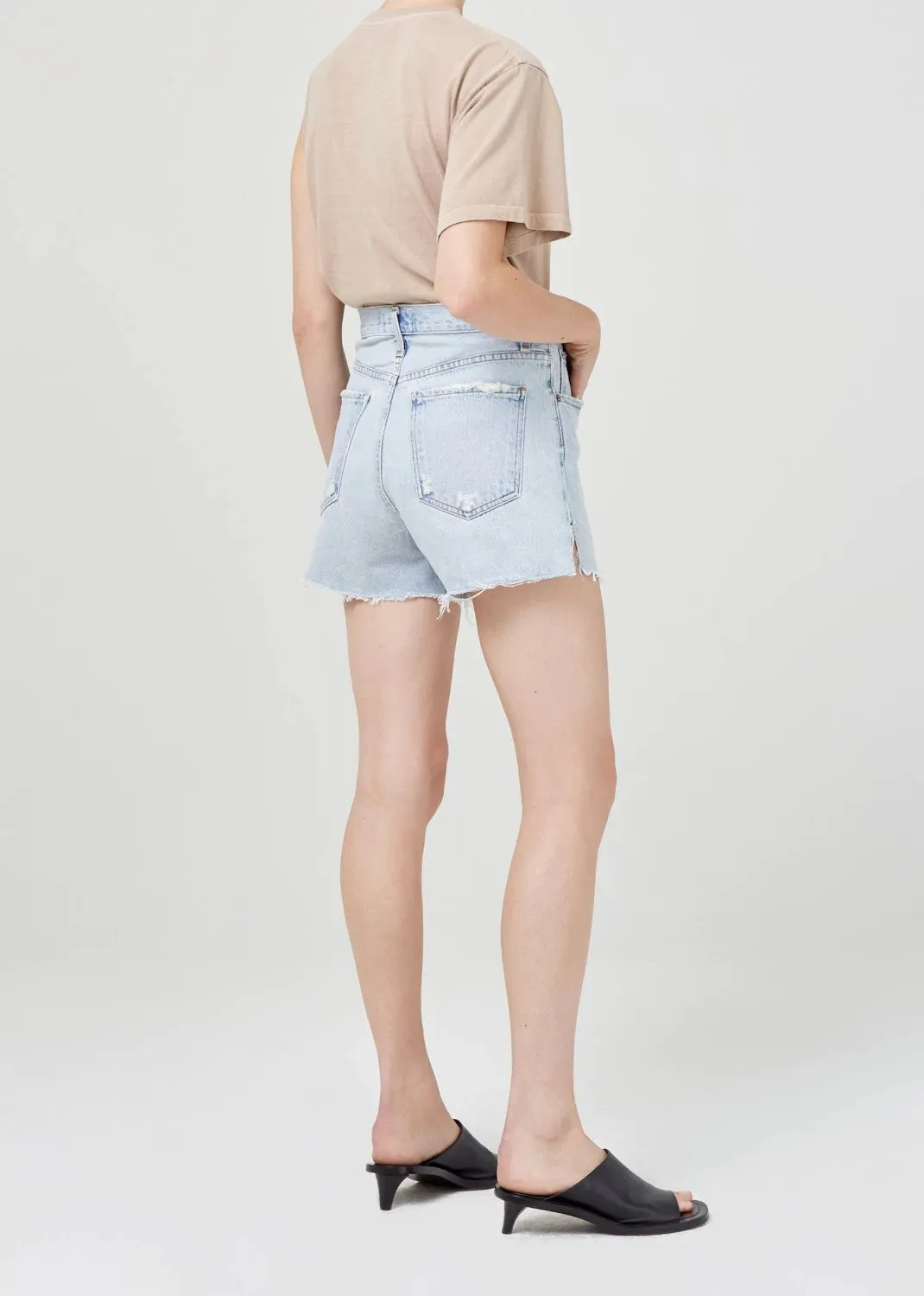 AGOLDE DEE SUPER HIGH RISE CUTOFF SHORT