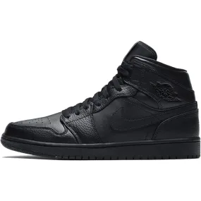 Air Jordan 1 Mid Triple Black