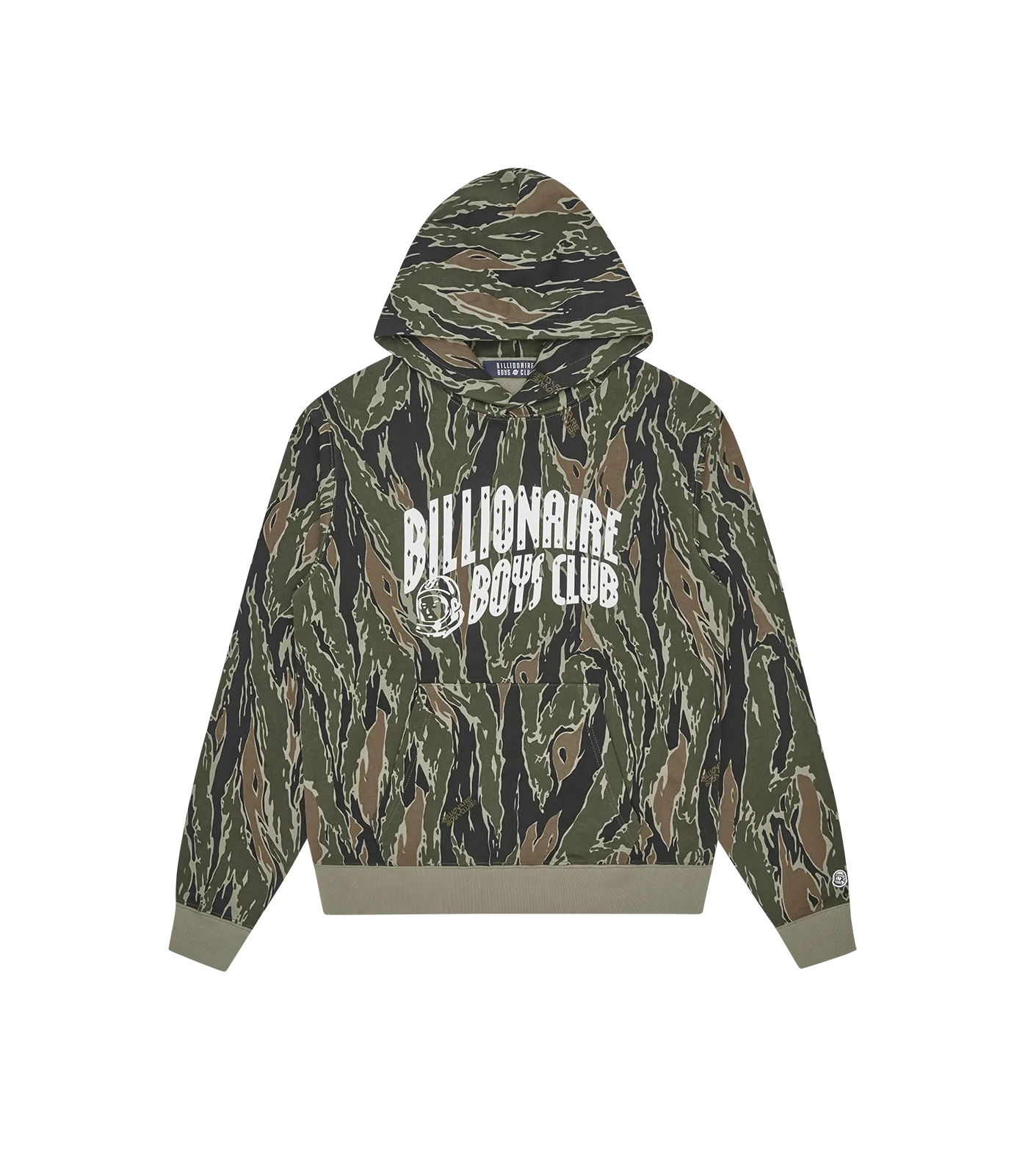 ARCH LOGO CAMO POPOVER HOOD - KHAKI