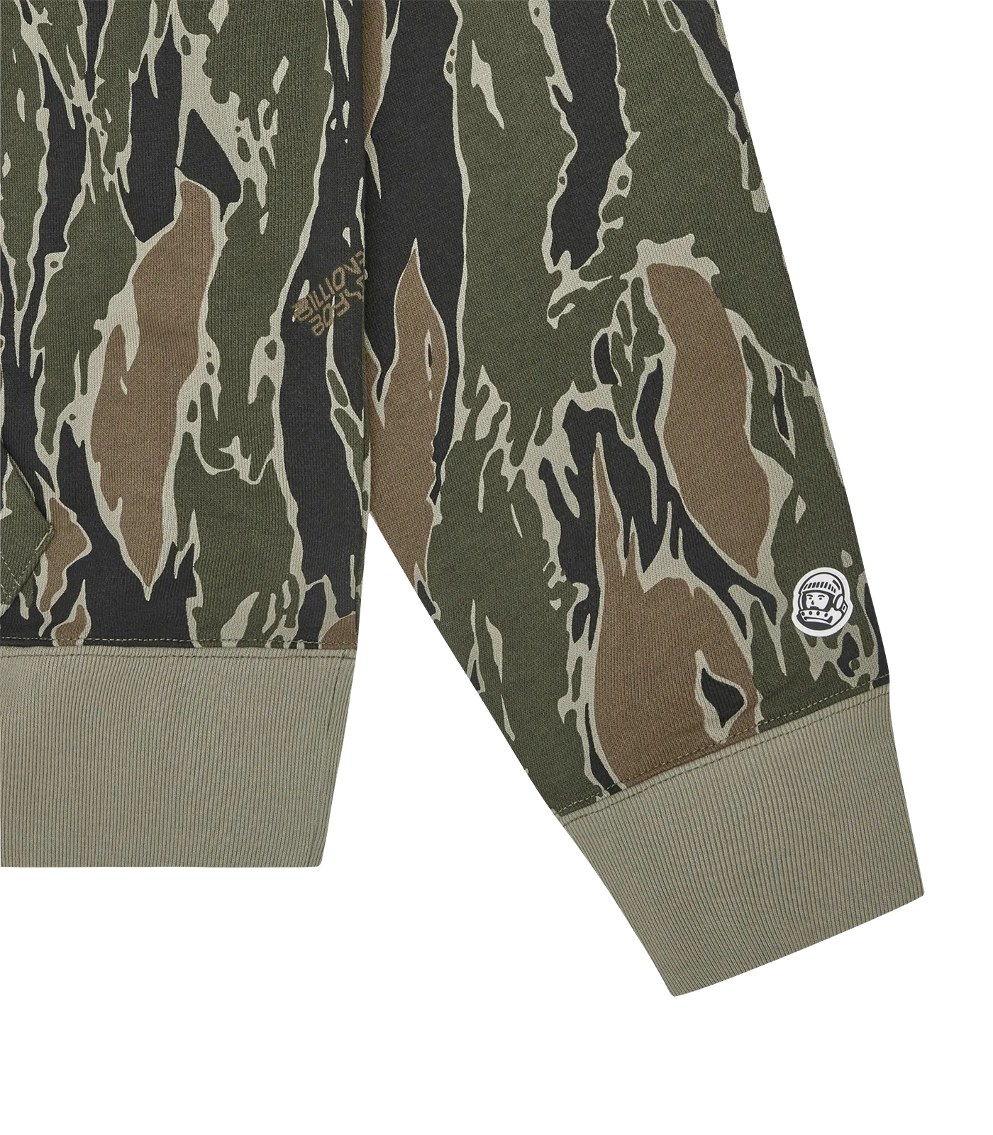 ARCH LOGO CAMO POPOVER HOOD - KHAKI