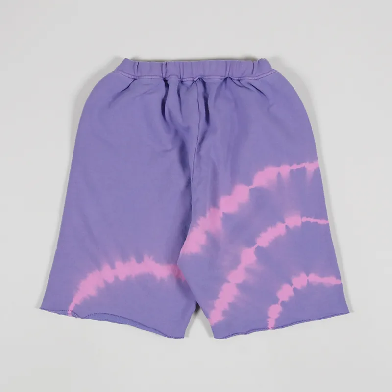 Aries Tie Dye Temple Sweatshort Lilac