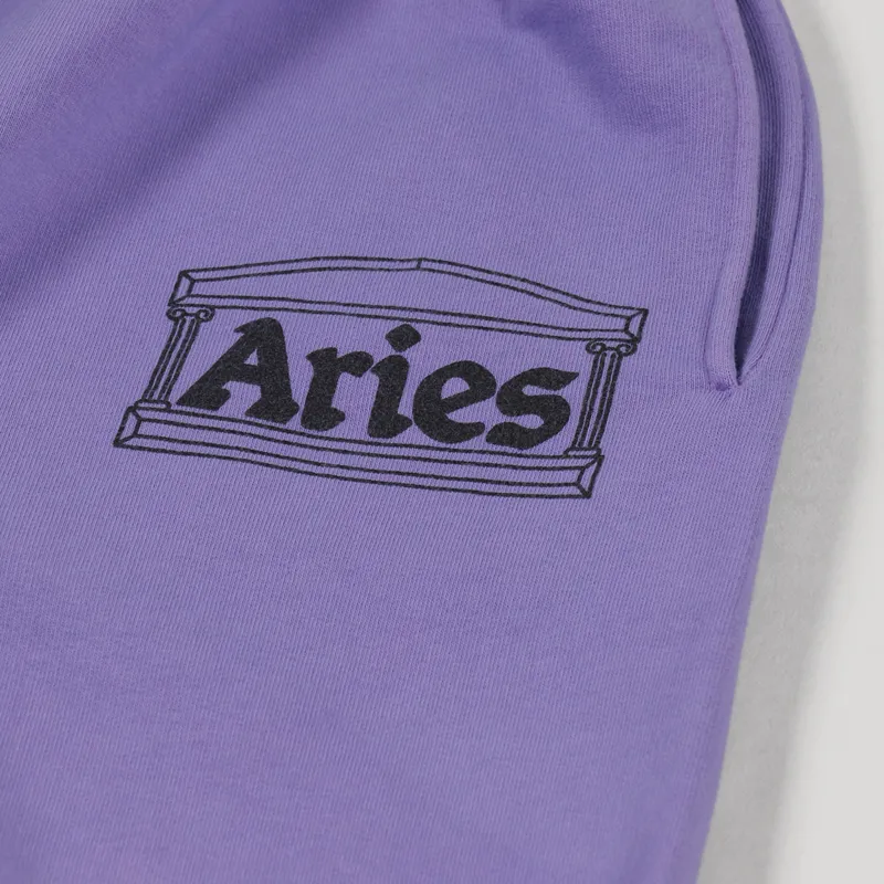 Aries Tie Dye Temple Sweatshort Lilac