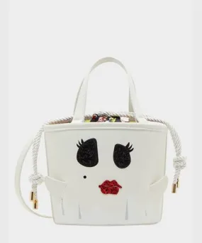 Betsey Johnson Kitsch Gimmie Candy Ghost Bucket Bag