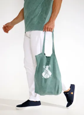 Bolsa Verde Tejido Polo