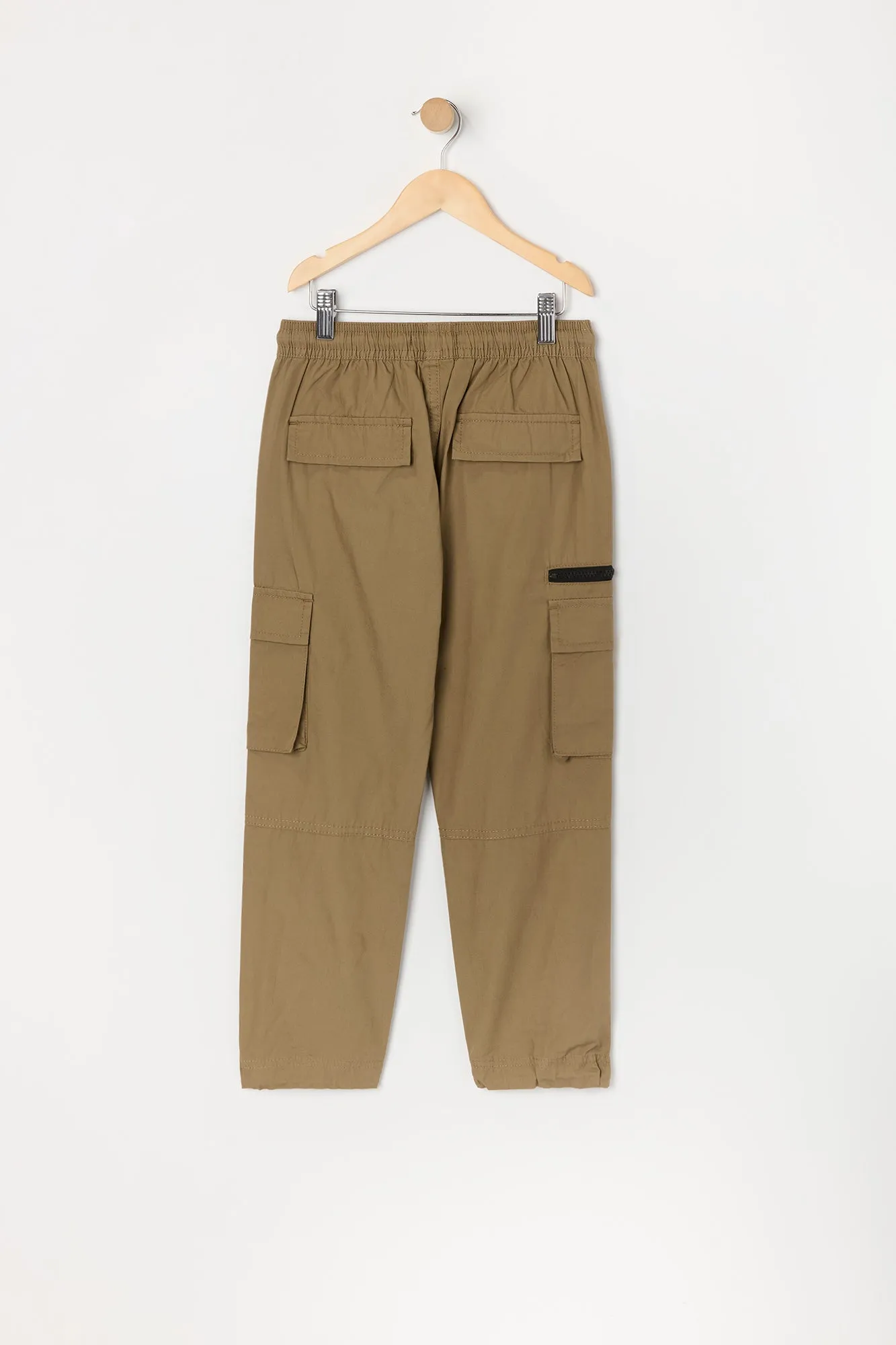 Boys Zip Pocket Cargo Jogger