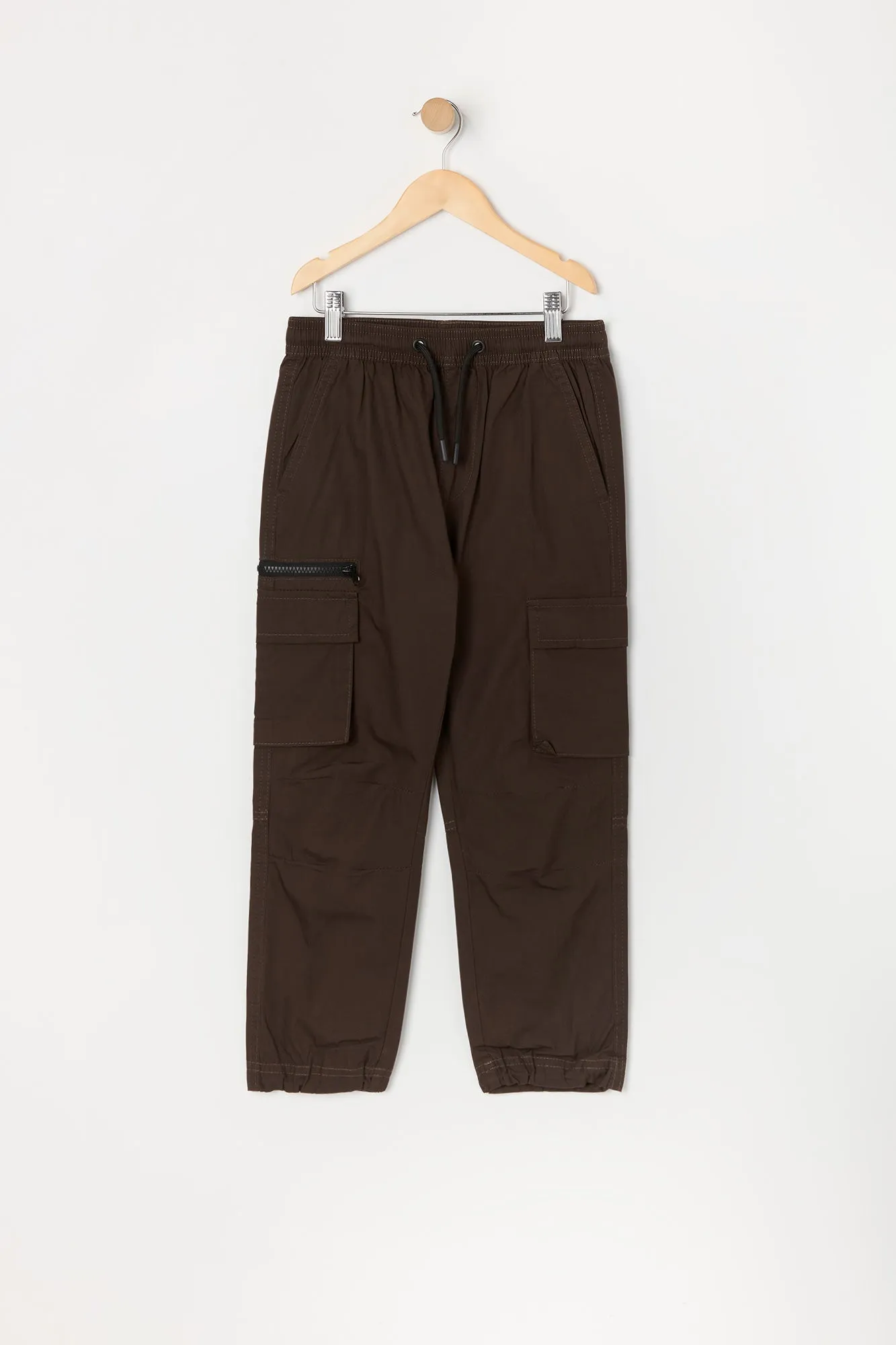 Boys Zip Pocket Cargo Jogger