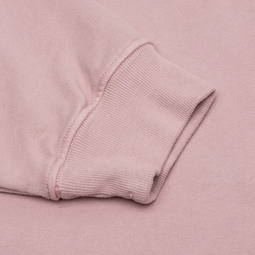 Brushed Crewneck Sweatshirt - Red Onion