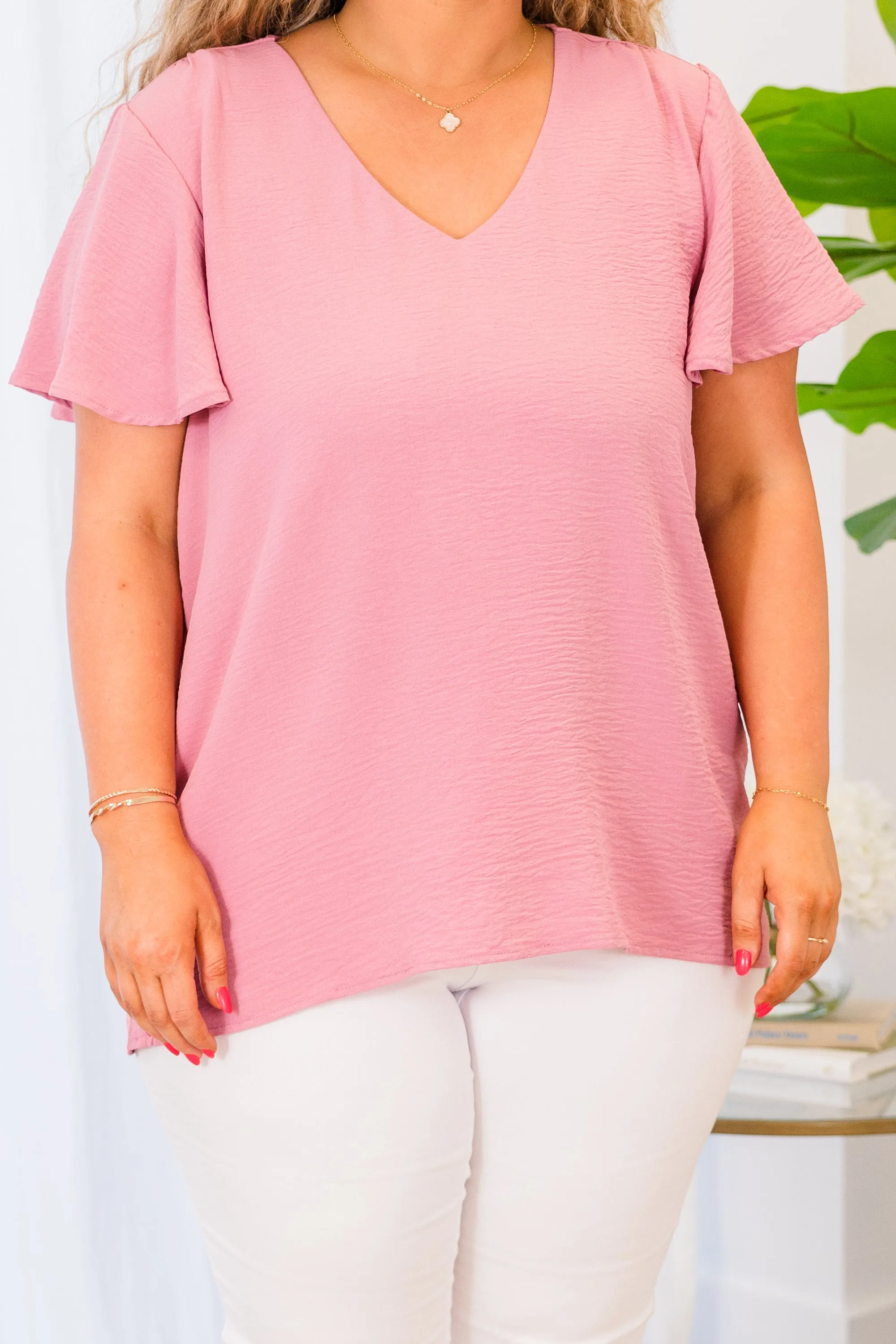 Capital Blouse, Light Rose