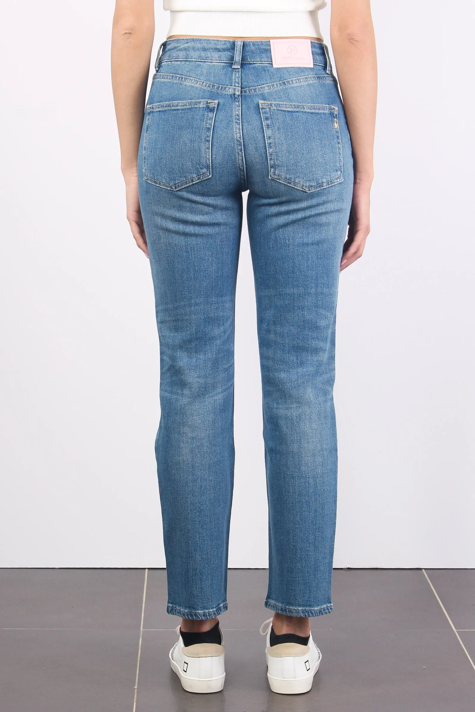 Cindy_22jeans Regular Pulito Blue Denim