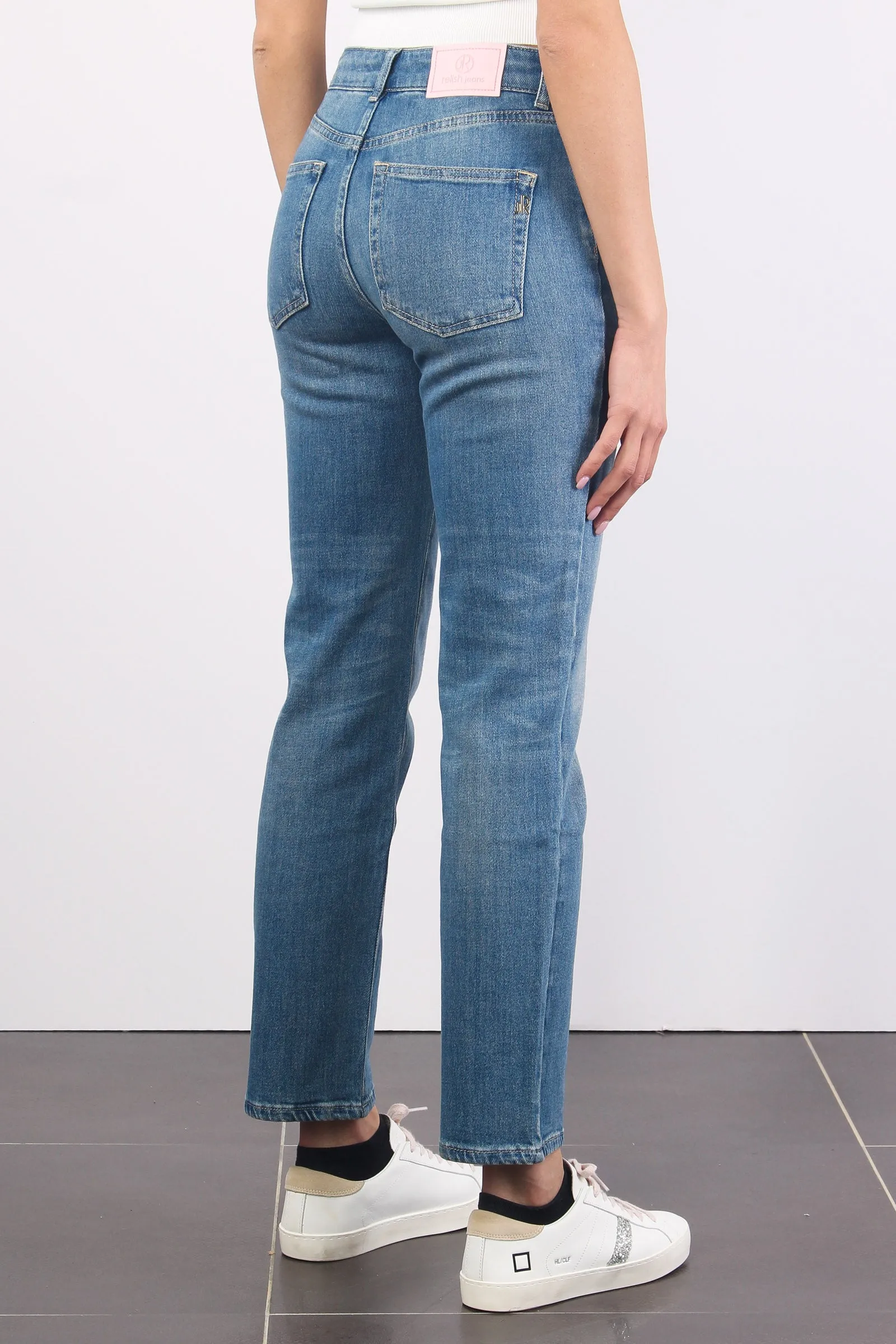 Cindy_22jeans Regular Pulito Blue Denim