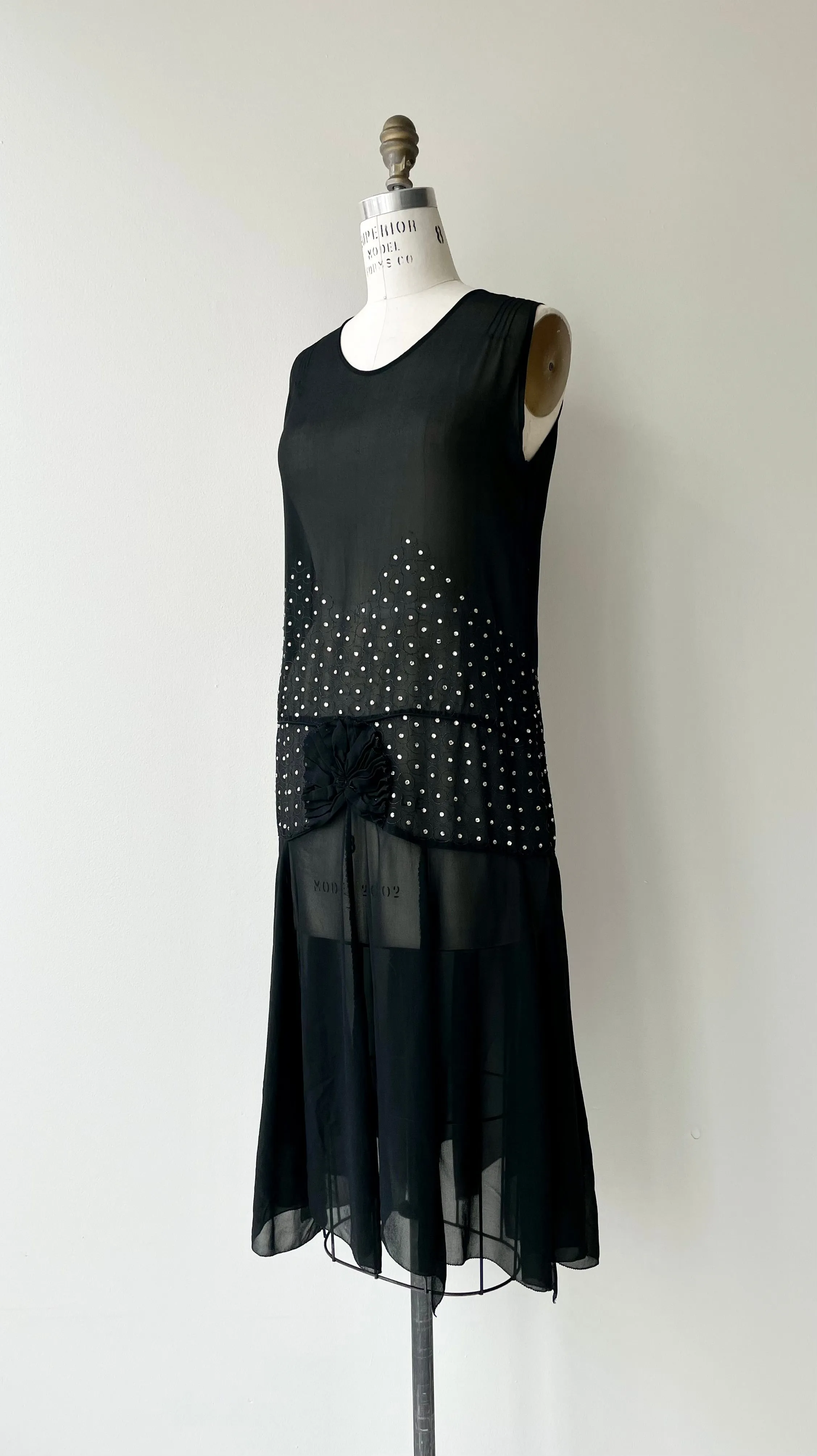 Constellation 1920s Silk Dress