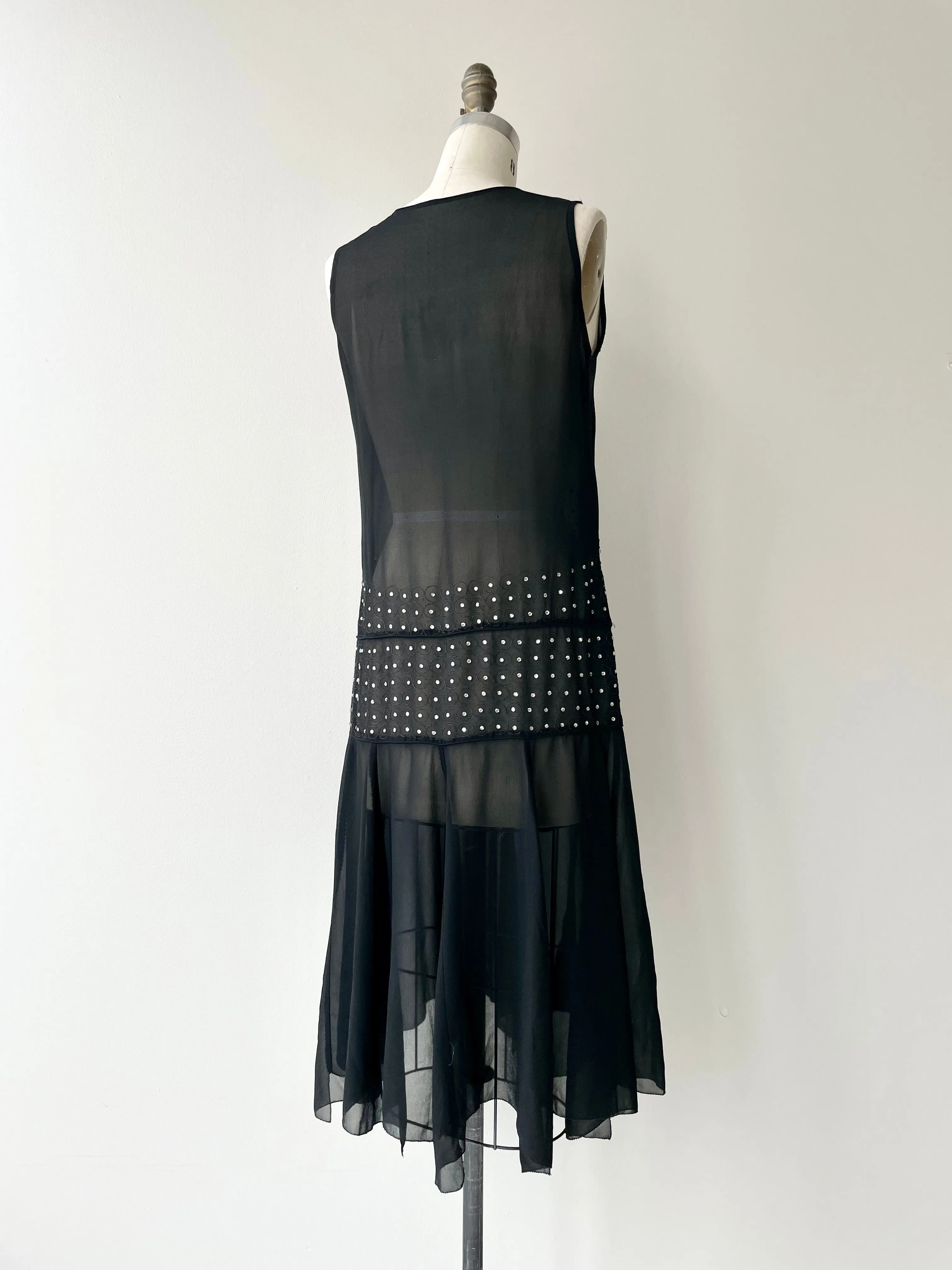 Constellation 1920s Silk Dress