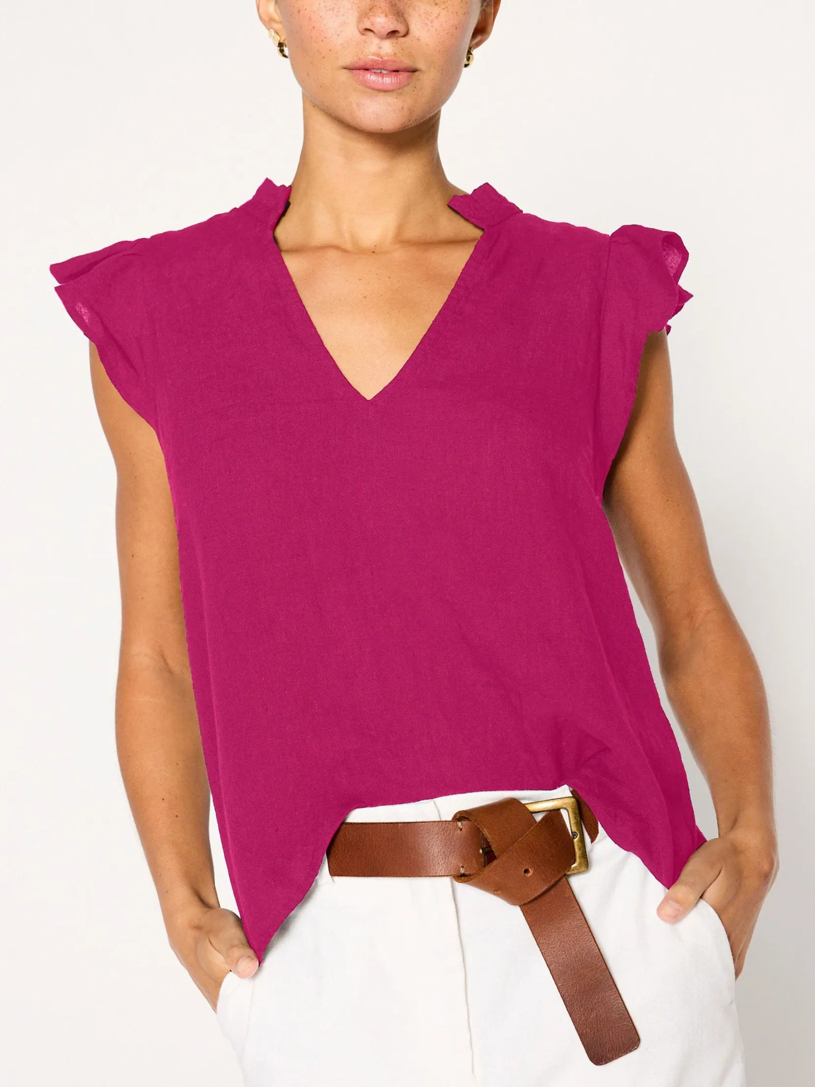 CPE4014a Brochu Walker Devan Sleeveless Blouse