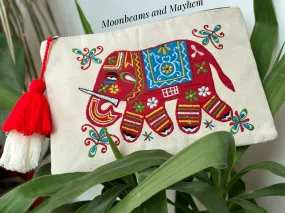 DIVINE ELEPHANT CLUTCH  BAG / PURSE