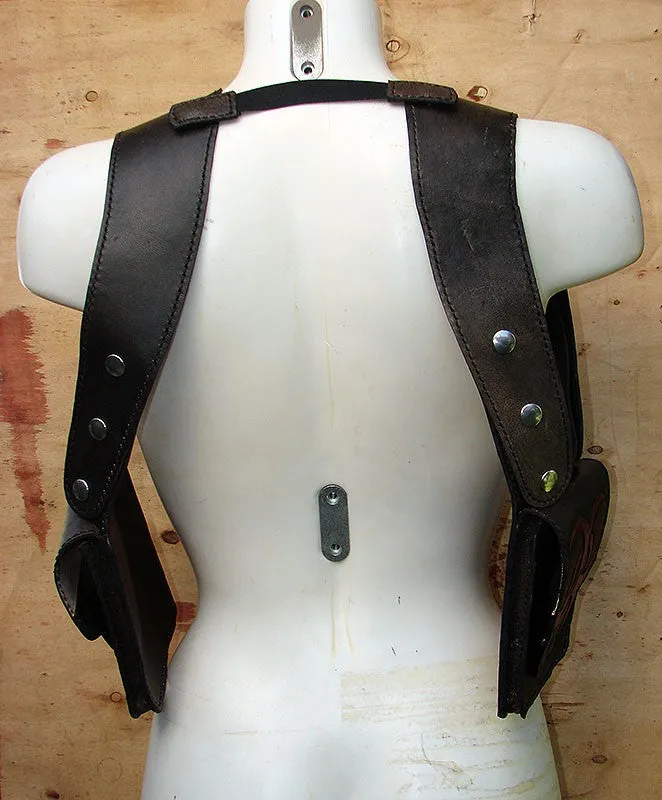 Double Shoulder  Holster Biohazard