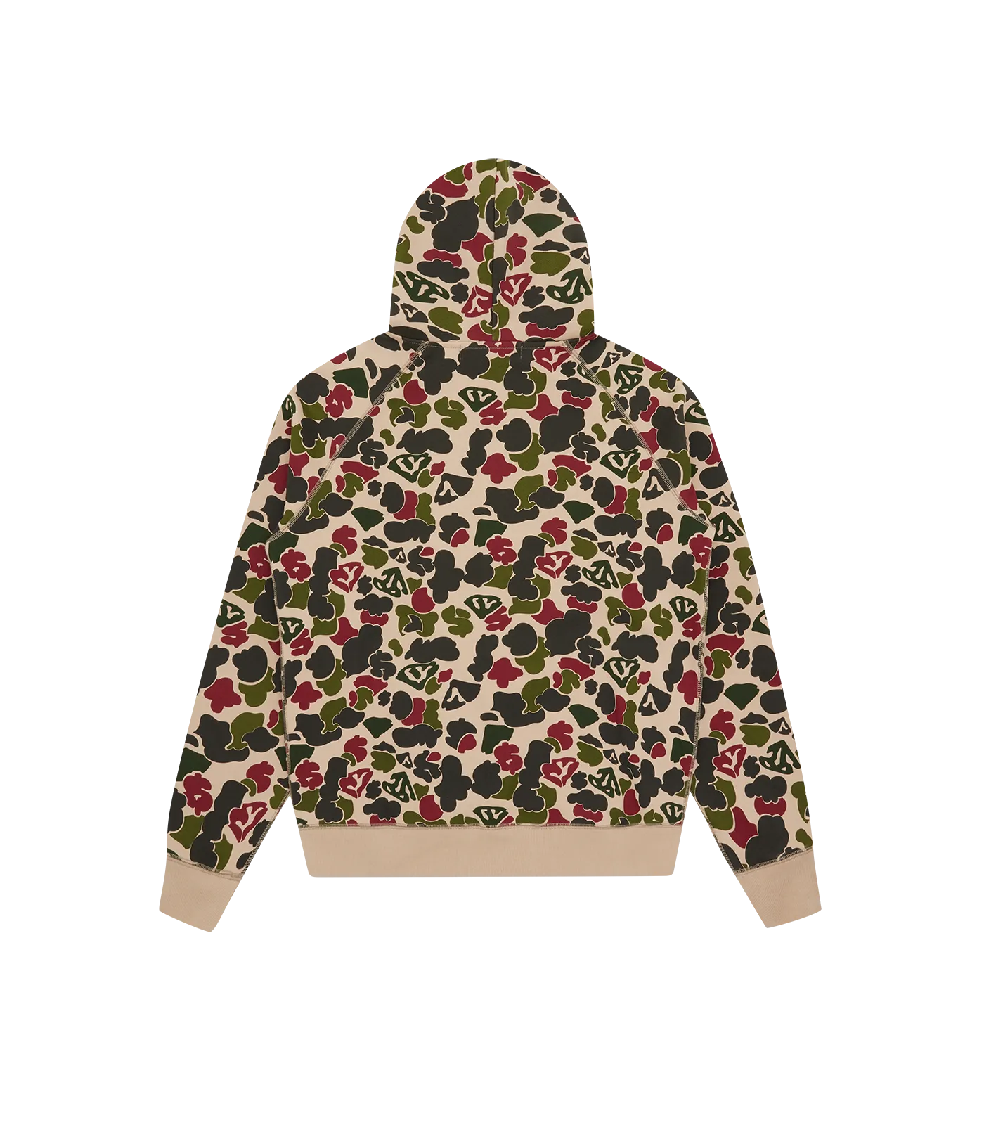 DUCK CAMO ZIP-THROUGH HOOD - MULTI CAMO