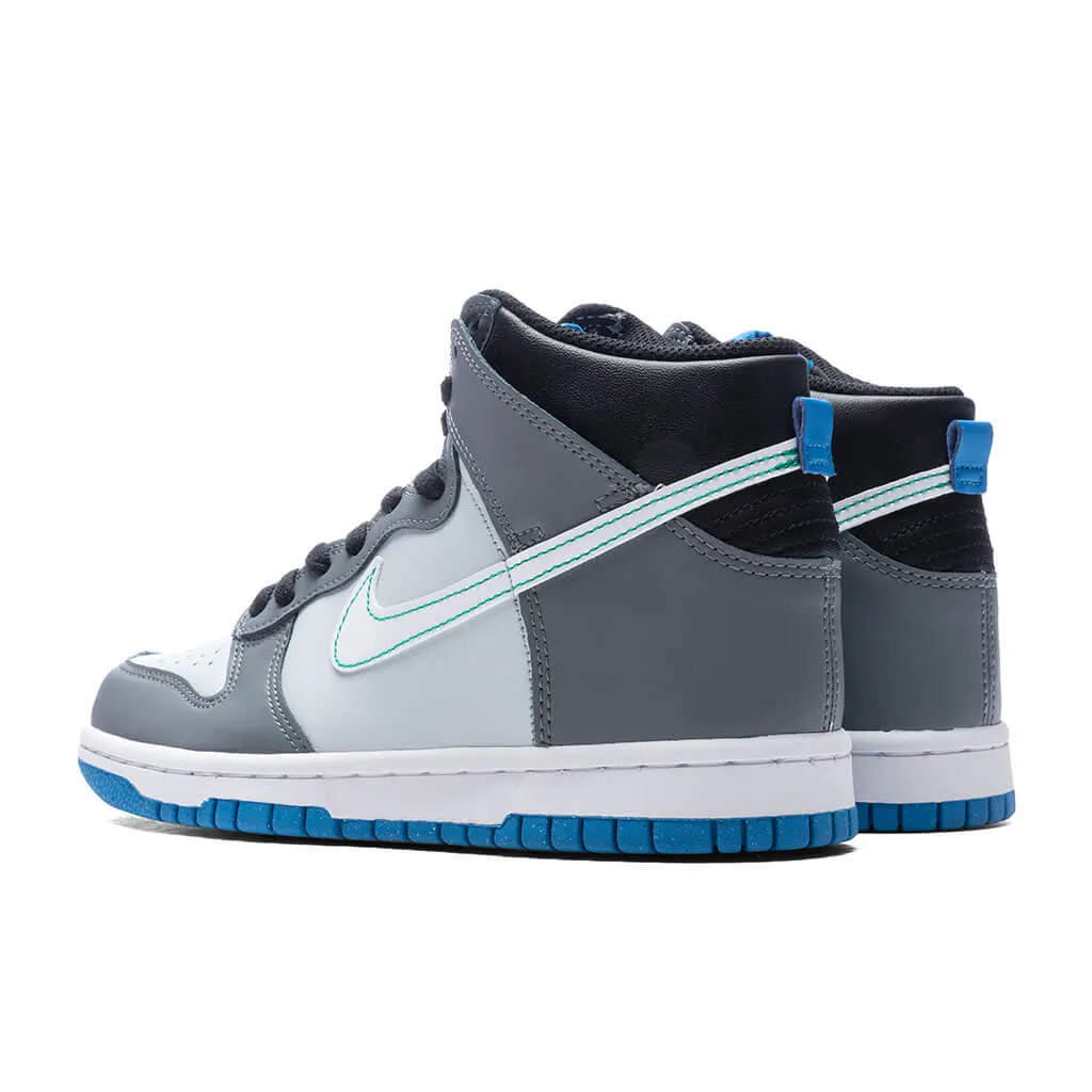 Dunk High (GS) - Pure Platinum/White/Cool Grey