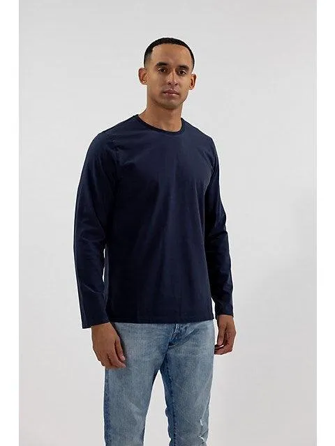 Easy Mondays Long Sleeve T-Shirt In Navy