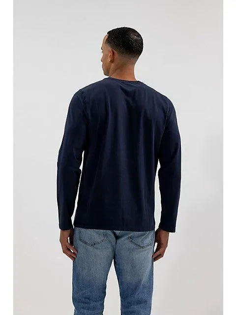 Easy Mondays Long Sleeve T-Shirt In Navy