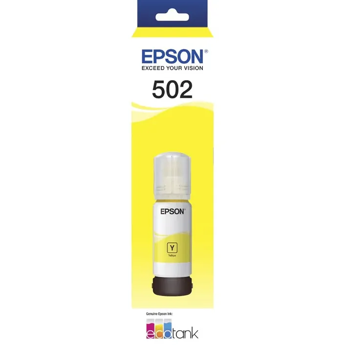 Epson 502 Ink Cartridge Bottle Black/Cyan/Magenta/Yellow Set T502 Genuine