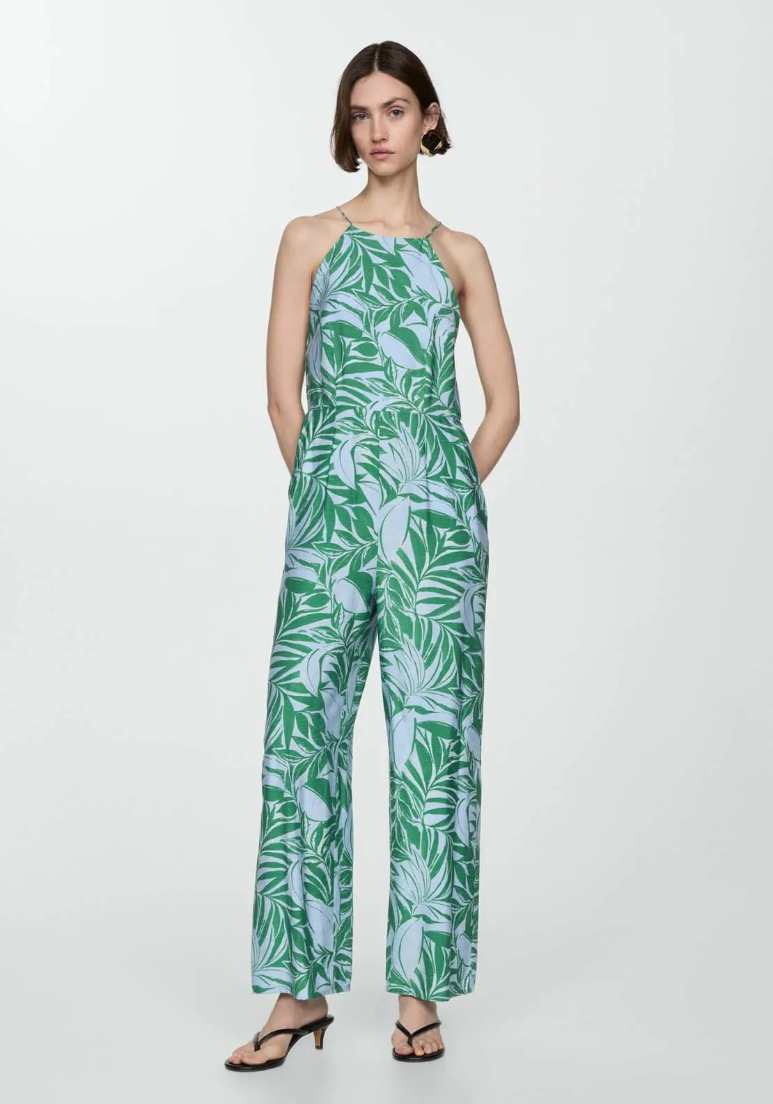 Floral print jumpsuit