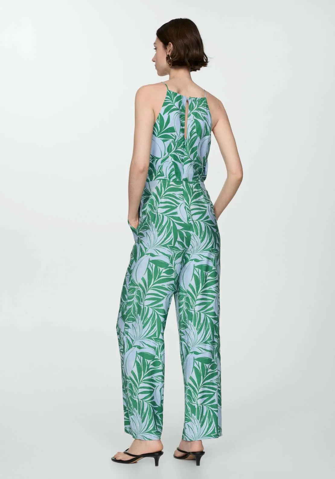 Floral print jumpsuit