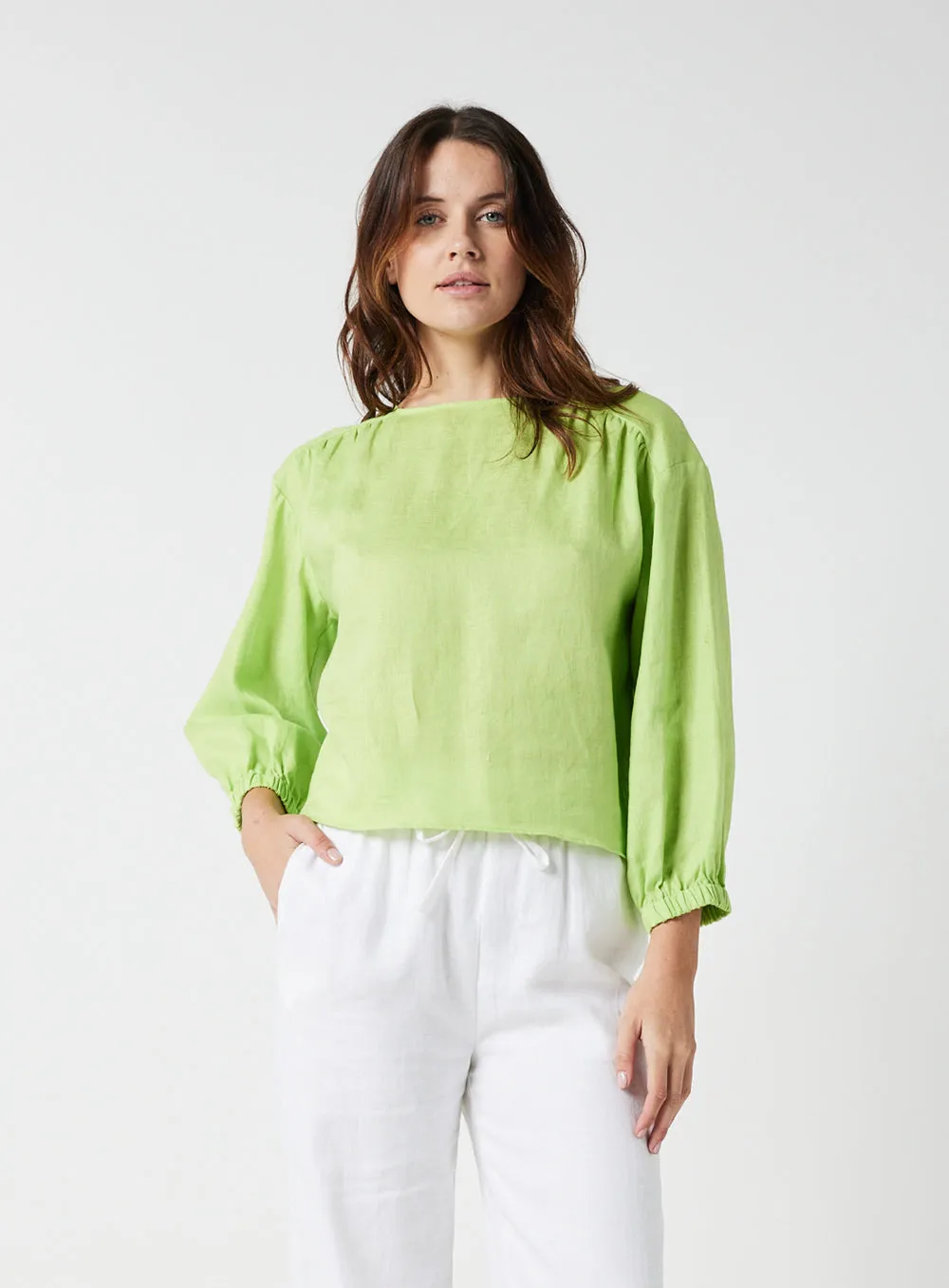 Freya Blouse-GREEN