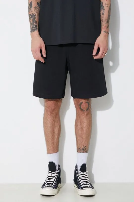 Gramicci cotton shorts Classic Gramicci Sweatshort black color G4SU.P147