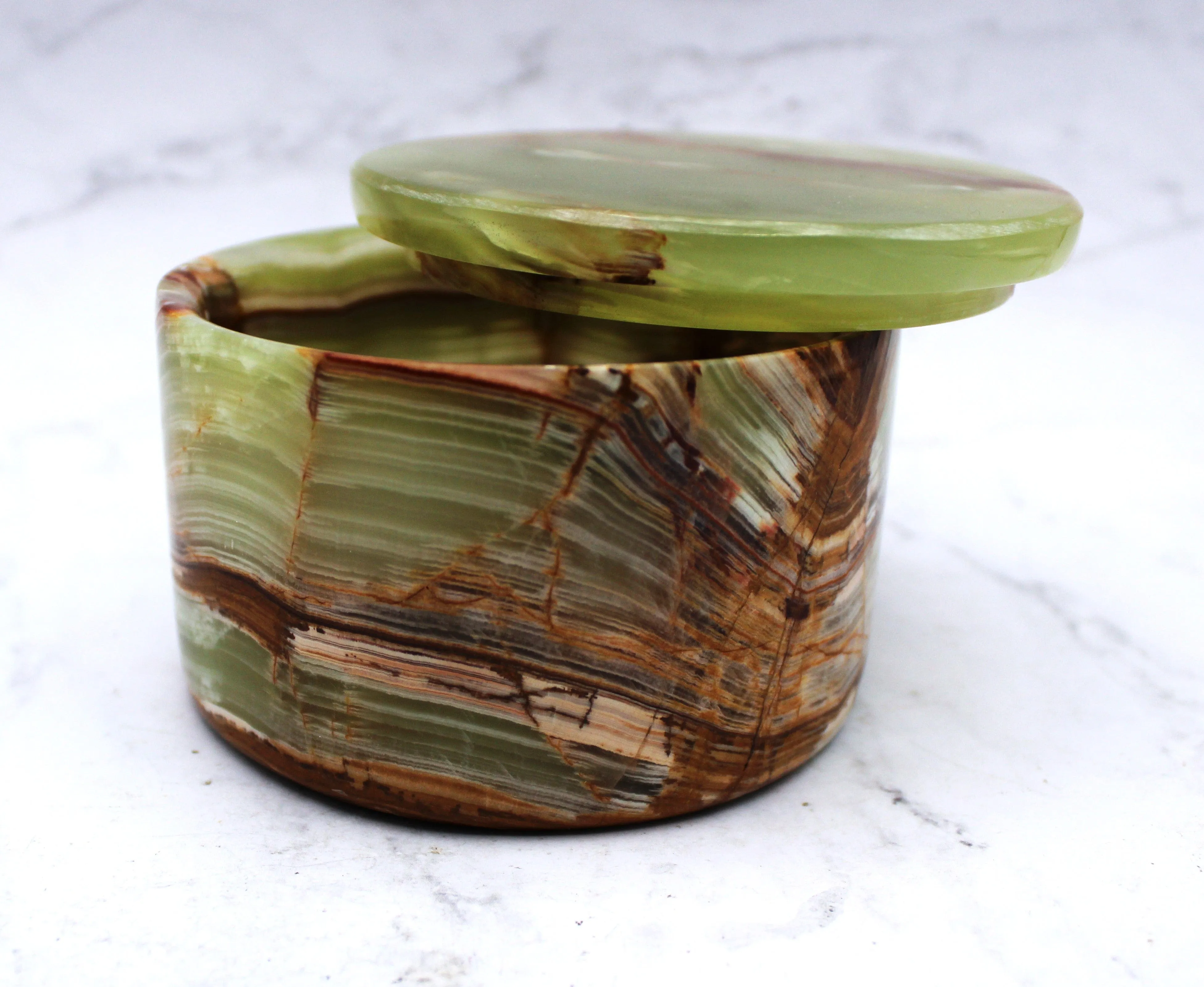 Green Onyx Jewelry Box