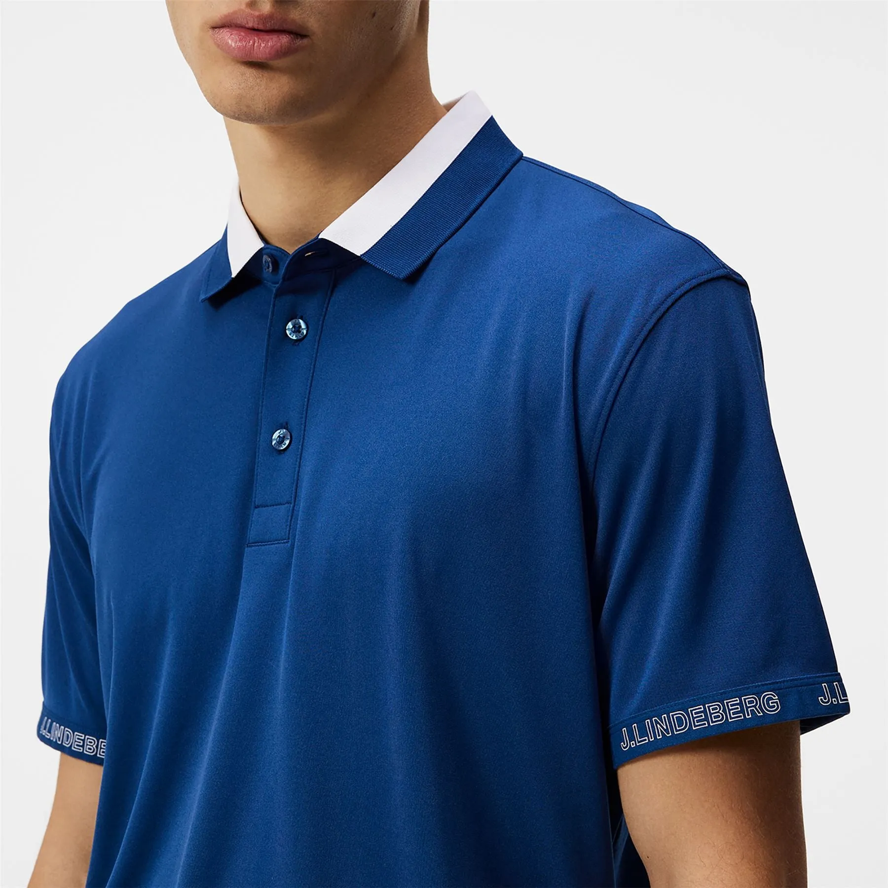 Guy Regular Fit TX Jersey Polo Estate Blue - SS24