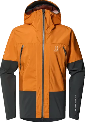 Haglöfs Men's L.I.M Hybrid Touring Hood Desert Yellow/Magnetite | Buy Haglöfs Men's L.I.M Hybrid Touring Hood Desert Y