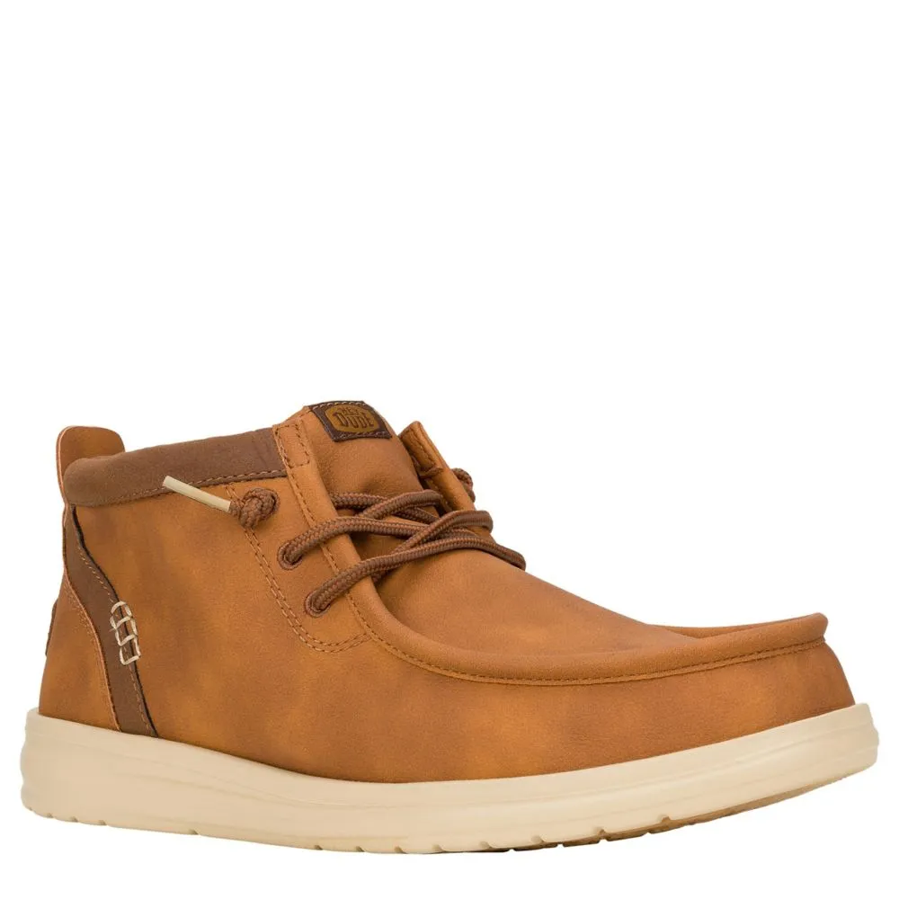 HEYDUDE  MENS WALLY MID SNEAKER BOOT