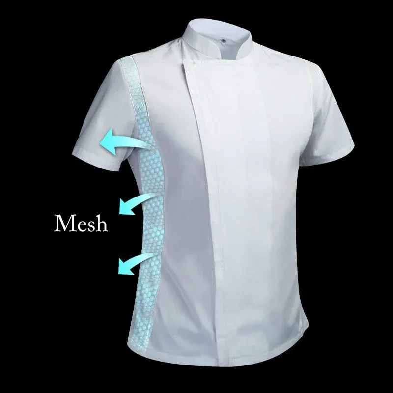 HIGH QUALITY CHEF UNIFORMS SHORT SLEEVE - V11JK