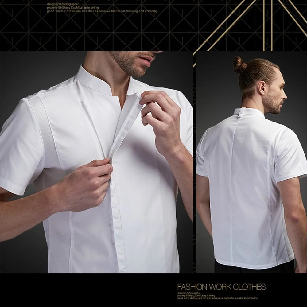 HIGH QUALITY CHEF UNIFORMS SHORT SLEEVE - V11JK