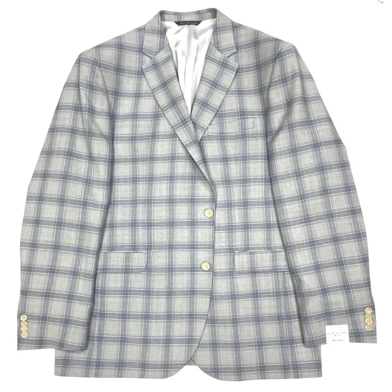 Jack Victor Gibson Tan Plaid  Sport coat 