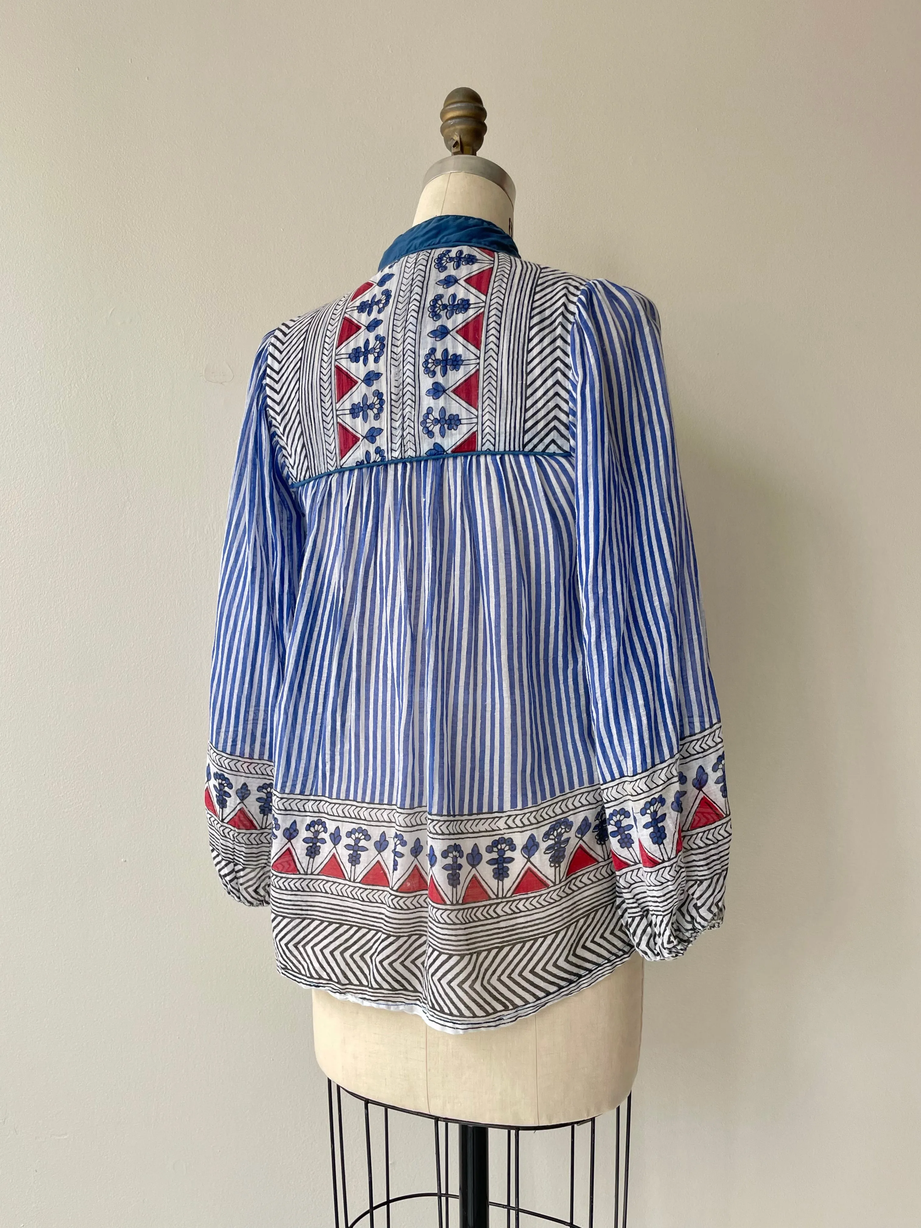 Jaya Indian Cotton Blouse | 1970s