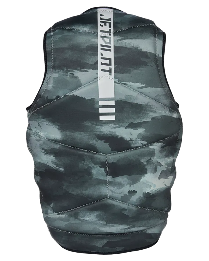 Jetpilot Freeride F/E Mens Neo Vest - Green Camo - 2023