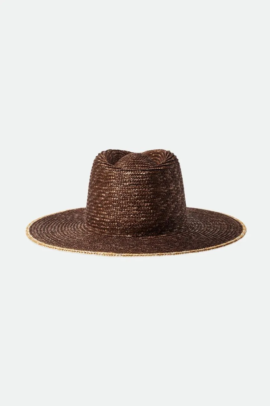 Joanna Festival Hat - Dark Earth/Honey