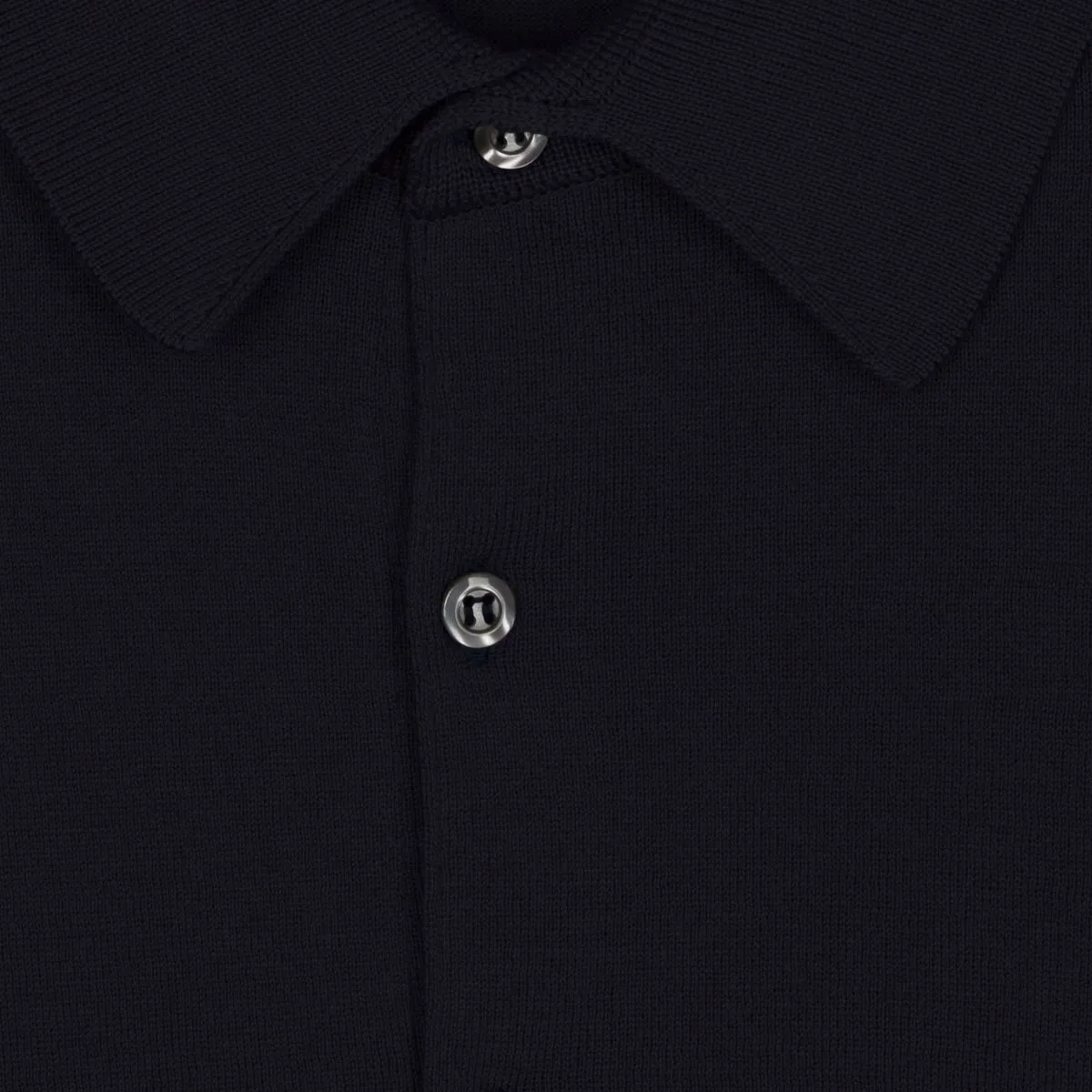 John Smedley - Adrian Sea Island Cotton Polo in Navy