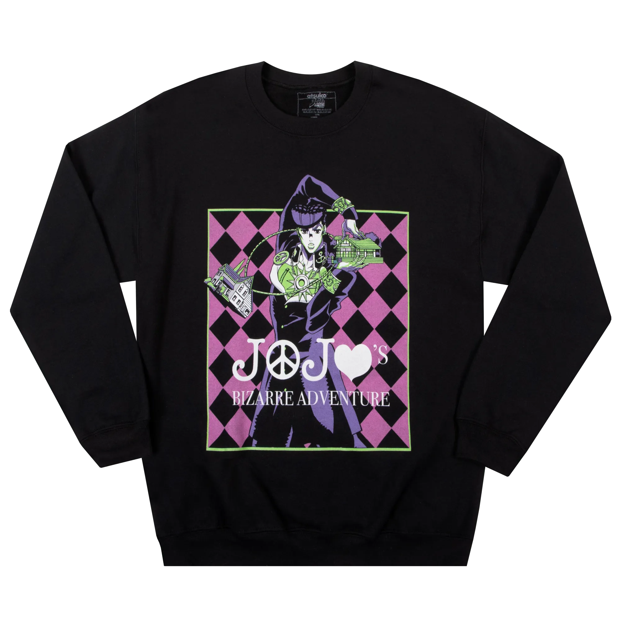 Josuke Black Crewneck Sweatshirt