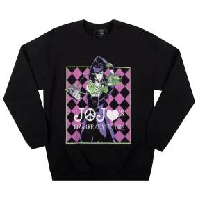 Josuke Black Crewneck Sweatshirt