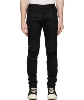 Julius Black Curved Jeans